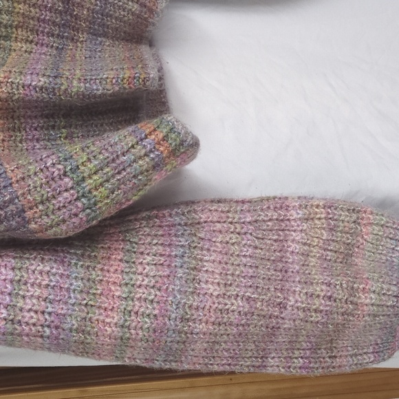 Topshop Pastel Knit Turtleneck Sweater - Picture 2 of 11